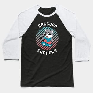 Raccoon Radness! Skate Baseball T-Shirt